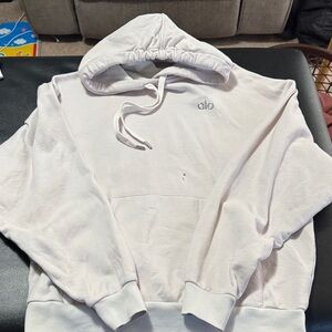 ALO Yoga flawed accolade cream  Hoodie